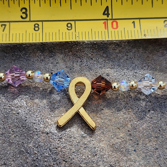 Jewelry cancer awareness bracelet with meaning of colors - Picture 6 of 6